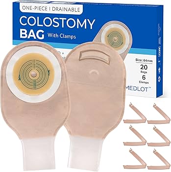Amazon.com: LotFancy Colostomy Bags, Pack of 20, Ostomy Colostomy